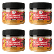 Kit Pasta de Amendoim Ossos e Juntas - 300g  (Total 1,2kg)