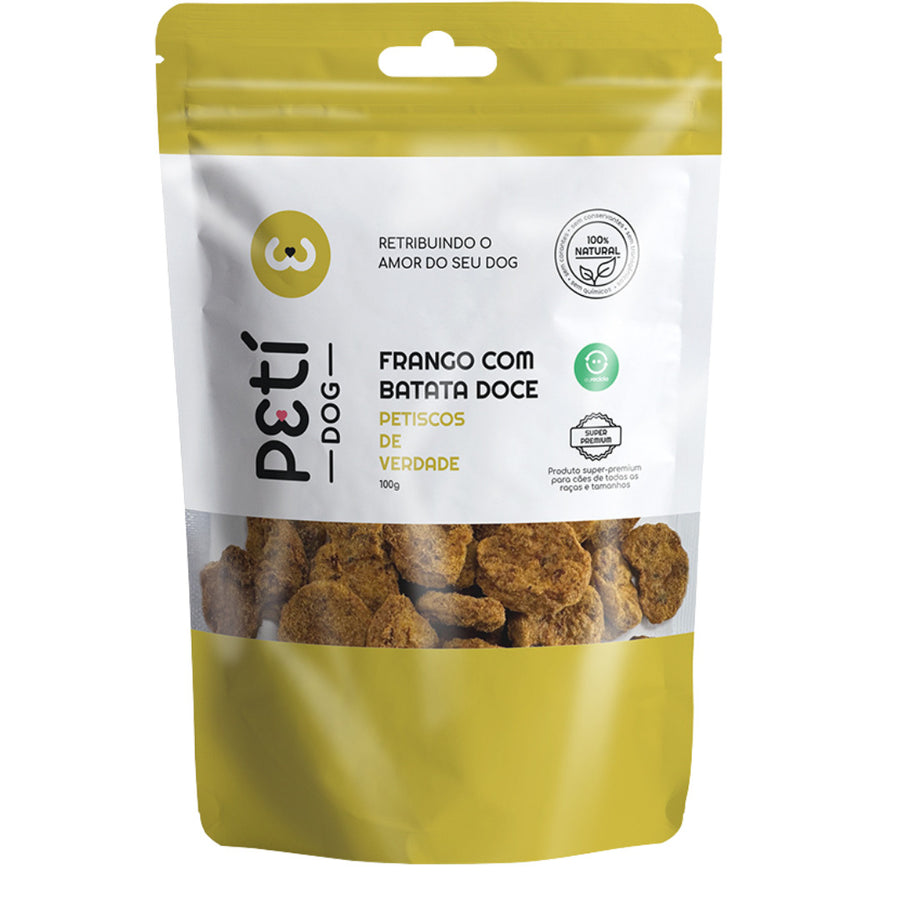 Petisco Natural Sabor Frango com Batata Doce - 100g